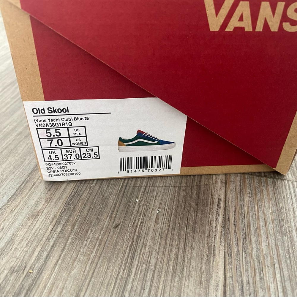 Vans Multicolor Sneakers suede and canvas size 7  NWT Vans off the Wall - Picture 12 of 12
